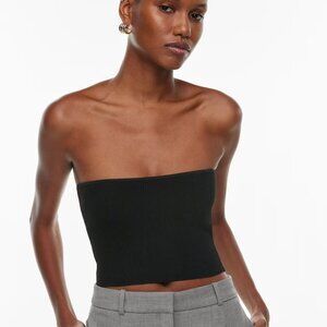 Babaton Sculpt Knit Cropped Tube Top